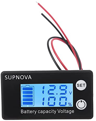 per 7-68V 12V 24V 48V 60V Tester di Capacità Della Batteria Auto Moto Digitale Voltmetro Gauge