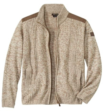 ATLAS FOR MEN - Strickjacke West Legend mit Reißverschluss - 5XL