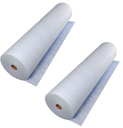 2x Handelskönig Schutzvlies selbsthaftend 160 g/m² 100 cm x 50 m = 50 m² Malervlies Abdeckvlies Vlies Bodenschutz Treppenvlies Vlies Maler Teppich Bodenschutz atmungsaktiv und dampfoffen