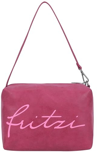 Fritzi Coco Inside Innerbag Organizer mit Reißverschluss und Schulterriemen für Alltag und Reisen 16 x 25 x 13,5 cm – Rosa, Pink, Rot, Grün