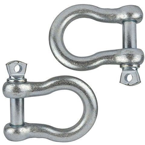 AB Tools Shackle/Rope Shackle/Ratchet Strap Shackle Galvanised (pair) Tow Rope SM011