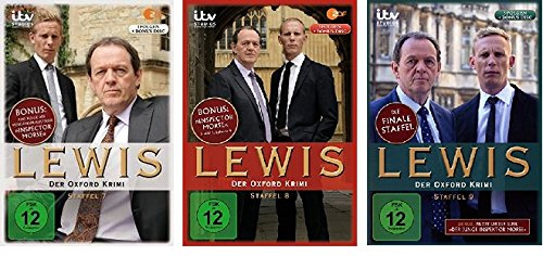 Lewis - Der Oxford Krimi - Staffel 7+8+9 im Set - Deutsche Originalware [12 DVDs]