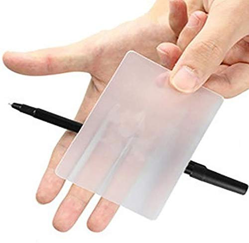 Enjoyer Lubor's Lens Card Trucchi magici Close Up Stage Gimmick Magic Magician Toys Illusions, 10Pcs / Lot