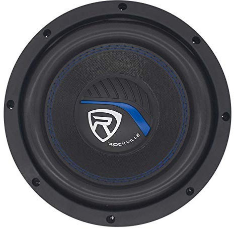 Rockville K5 W8K5S4 800W Peak/200W RMS 8-Inch Car Audio Subwoofer 4 Ohm, CEA Rated, 3.54 Mounting Depth, Magnet, Non-Pressed Paper Cone, for Car Audio Installations