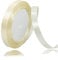 Geschenkband Creme 10mm Breit, 23 Meters Satinband Beige Geschenkbänder Stoff Schleifenband Dekoband zum Geschenkverpackung, Bastelarbeiten, Geburtstag und Hochzeitsdekoration