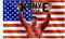WENWELL Kanye 2024 Flagge, Wandteppich, 90 x 152 cm, USA-Flagge für Innen- und Außenbereich, robustes Polyestergewebe, UV-beständig, für Partys, Sportveranstaltungen, Festivals, rot/weiß/blau