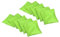 PATIKIL Bean Bag Set 10Pack Bohnensack Cornhole Sitzsäcke Segeltuch Sandsack Canvas Sandsäcke für Karneval Party Hand Wurfspiel Grün