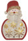 EMOS Leuchtender Weihnachtsmann aus Holz, 5 LEDs warmweisses Licht, Weihnachtsdekoration Nikolaus, IP20 für Innen, Batteriebetrieb (2X AA), 10000h Lebensdauer, 6/18h Timer, 0,3 Watt, 20x30 cm