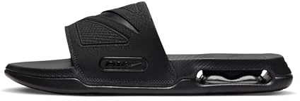 Nike Men's Air Max Cirro Just Do It Solarsoft Slide Athletic Sandals, Black, 9 UK