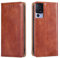 HONLEN Funda Compatible con TCL 40 SE Carcasa, (6.75 Inches) Magnético Cartera Cuero Case, 2 Ranura Tarjeta Movil Cover Negro - Marrón
