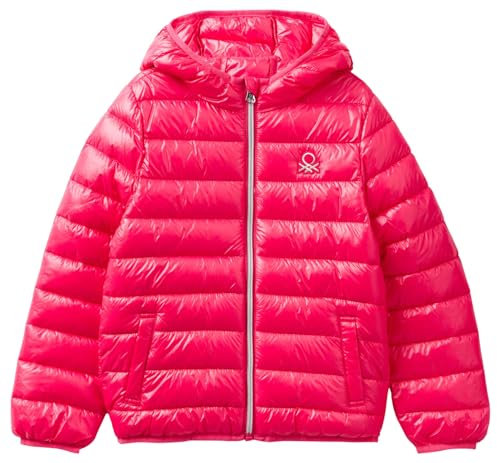 United Colors of Benetton Giubbotto 21INCN015 Giacca, Rosso Magenta 34L, 170 cm Bambina