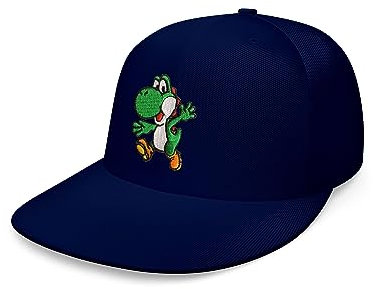 Blondie & Brownie Unisex Cap Snapback, Yoshi, Navyblau