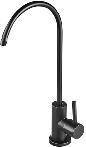 Robinet de cuisine en acier inoxydable - Robinet rotatif à haute température - Sûr et durable - Convient à de nombreuses occasions