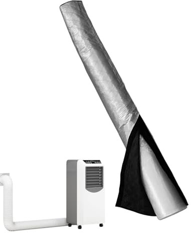 Cubierta de manguera para aire acondicionado, funda aislante para manguera de escape, cubierta de manguera para aire acondicionado portátil, manguera de aire acondicionado portátil, manguera de escape
