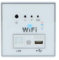 WLAN Repeater 3G mit LAN und USB Ladegerät, WPS Taste, Unterputz Wand Einbau, WiFi Signalverstärker, AC 110-240V, WLAN Reichweite erweitern, 5V 1,5A USB Ladebuchse, Smart Home kompatibel (Weiß)