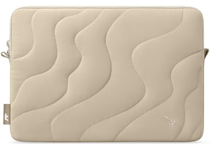 tomtoc 360 Protective Puffy Laptop Sleeve for 14-inch MacBook Pro M5/M4/M3/M2/M1 Pro/Max A3434 A3112 A3401 A3185 A2992 A2918 2025-2021, 13.8-inch Surface Laptop 7(Copilot+ PC)/6/5/4/3, Quilted Design