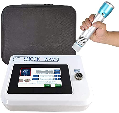 Máquina de Terapia de Ondas de Choque, Ondas de Choque Extracorreas | ED Fisioterapia Dispositivo de Masaje Muscular, Masajeadores eléctricos para Alivio del dolor, Mejora del metabolismo