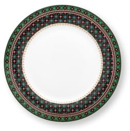Pip Studio Berry Blues Speiseteller Clover Green 26,5cm