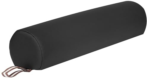 Master Health Product 6 3/4-round Massage Bolster,Pillow Cushion, PU Upholstery, 100% Memory Foam, for Massage/Spa/Beauty/Tattoo/Back Pain Relief