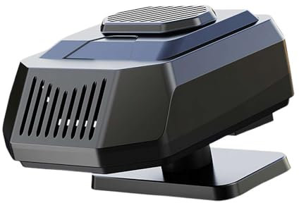 MUMQAQ Chauffage de voiture avec batterie - Chauffage auxiliaire mobile - 12 V - Avec minuteur - Chauffage de voiture 12 V avec batterie 12 V 150 W - Portable - Chauffage rapide - Dégivrage pour