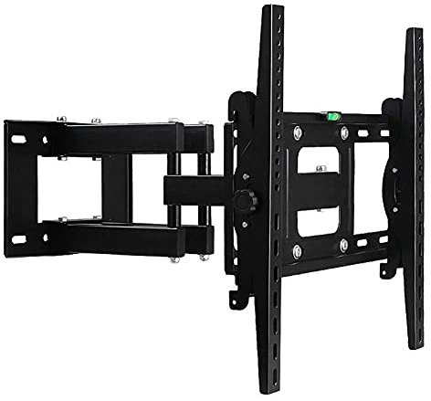 ZDEZHI TV-Halterung, stabile, voll bewegliche TV-Wandhalterung, Monitor-Wandhalterung mit Schwenk- und Gelenk-Neigearm, passend für 32-55 Zoll LCD-LED-OLED-Flachbildschirme bis zu 20 kg und 400 x 400