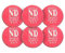 ND Sports Premium Leather Match Quality Cricket Balls Grade A Cricket Ball Senior 5.5Oz County Balls (Pink-P6)