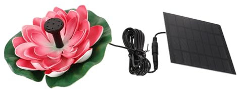 TOYANDONA Solarbrunnen Lotus-Design Gartendekoration Schwimmende Solarpumpe Für Teich Und Außenbereich Langlebiges Solar-fontäne Ohne Batterie Für Gartenlandschaft