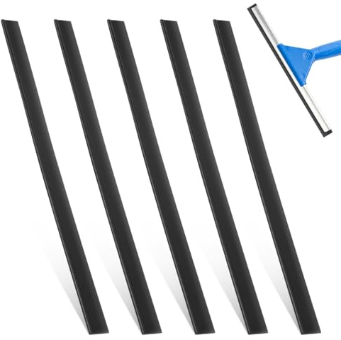 DIYEAH 5pcs Escobilla De Goma De Repuesto 35 Cm | Color Negro, Material Caucho, Resistente a La DeformacióN, 5 X Recambios De Escobilla De Goma