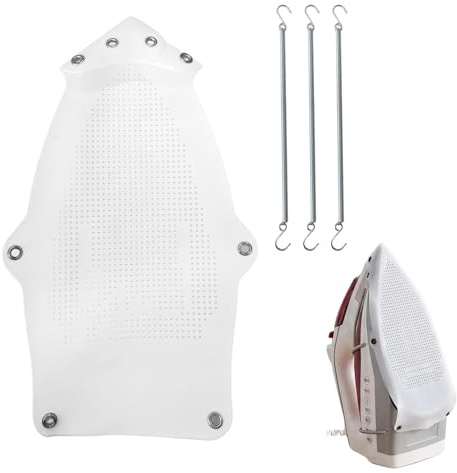 Pack 1 Suela Protectora para Plancha de Vapor – Teflón Antiadherente y Resistente al Calor - Protección para Ropa Delicada - para Todo Tipo de Planchas - Fácil de Instalar