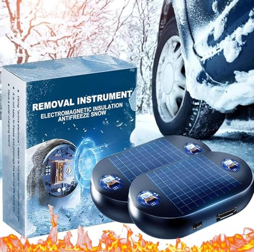 COLEESON Tragbare Auto Enteiser Elektromagnetisch, Elektromagnetischer Auto-Enteiser, Electromagnetic Car Snow Removal Device, Mikrowellen Molekular Enteisung Instrument - Kinetische Heizung (A)