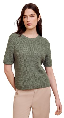 Street One Studio Damen 3017342 Kurzarm Pullover mit Lochmuster (1er Pack)