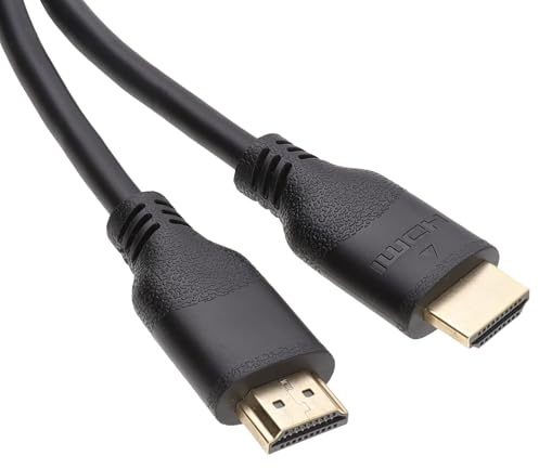 kenable Certified HDMI 2.1 Cable, Ultra High Speed 48Gbps, 8K 60Hz 4K 120Hz, Dynamic HDR eARC VRR ALLM, Black, for Gaming TV Monitors (1m)