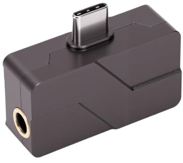 VBESTLIFE Tragbarer IEM DAC-Kopfhörerverstärker, USB C DAC-Verstärker 384 kHz 32 Bit mit 3,5 Mm 4,4 Mm Ausgang für Telefon-PC