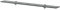 vidaXL Wand Regal Glasregal Glasboden Glasablage Badregal Schwarz 100x10 cm 8 mm