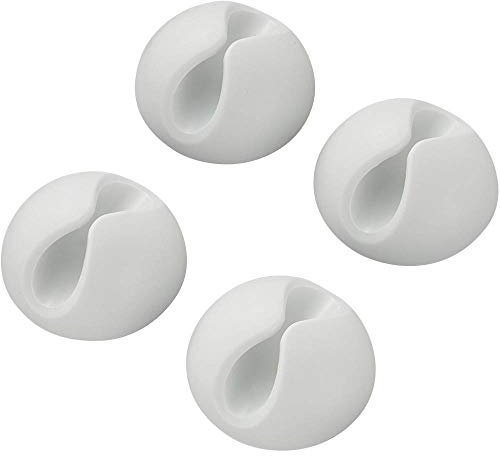 Kabelhalter, Durchmesser des Kabelbaums: 9 mm (max) TRU COMPONENTS SWC-10WT/4P 542241, Weiß, 4 Stück