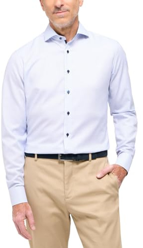 ETERNA Male Hemd strukturiert Slim FIT