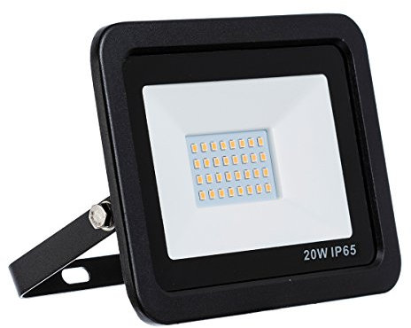 LumenTEC LED Strahler, LED Fluter, SLIM 20 Watt Neutralweiss LED Flutlicht, 20W 1400 Lumen Ersetzt 200 Watt, 220-240V, (20W NEUTRALWEISS)