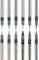 KARIN Brushmarker PRO 12 Grey Colours set. Brushmarker mit Ink-Free System, 2, 4 ml Flüssiger Farbe.