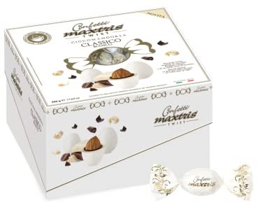 Confetti Maxtris Dolce Evento Bianco Twist Incartati A Caramella 500 Gr,