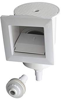 altone Skimmer para piscinas de pared de acero, incluye boquilla de entrada y cesta de succión y conector de manguera