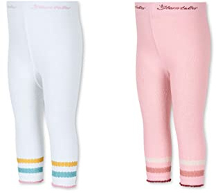 Sterntaler Baby - Mädchen Legging Leggins Doppelpack Caprilänge