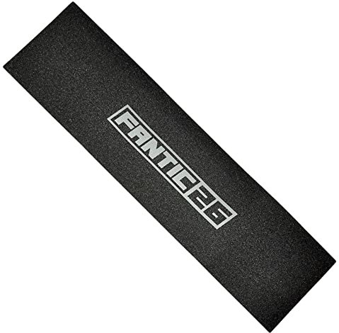 Fantic26 Stunt-Scooter Griptape Ersatz Park Trick Tret Roller Anti Rutsch Sandpapier 58,5cm (15,5cm Basic Schwarz/Grau)
