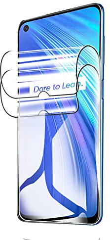 Snailcanfly películas de hidrogel 2 pcs para Realme 6 / Realme 6S 6.5inch Protectores de pantalla de TPU de película transparente flexible suave NO vidrio templado