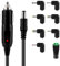 Chargeur Connecteur Allume-Cigare DC 12V, Câble d'alimentation Universel pour Chargeur Voiture 12W avec 8 Adaptateurs, Câble Charge Voiture pour Lecteur DVD, Haut-Parleur Gps, Bandes Lumineuses LED