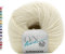 Online Sockenwolle 6-fädig uni natur | Supersocke 6-fach 321 Merino einfarbig | dickes Sockengarn mit Merinowolle zum Stricken und Häkeln (5023 Wollweiß)