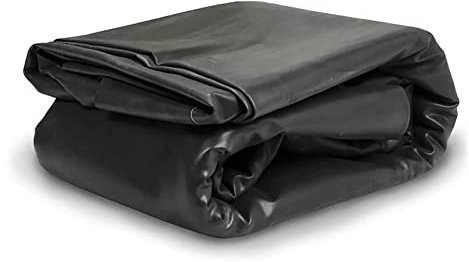 Teichfolie Wasserdicht Folie 0.35mm HDPE Teichfolie UV-Und Witterungsbeständig Schwimmteich Folie Gartenteich Plane für Kleine Teiche, Fischteiche (Color : Black, Size : 5x10m(16.4x32.8ft))