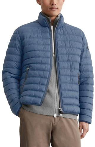 Marc O'Polo Herren Steppjacke mit Stehkragen leicht, Blau (Moon Stone), XXL