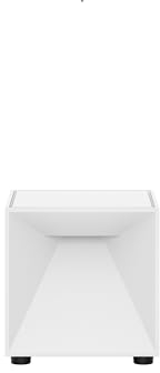 SIGOR Nutalis mini - Dimmbare würfelförmige LED Akku-Tischleuchte Indoor & Outdoor, IP54 spritzwassergeschützt, Höhe 8 cm, aufladbar mit easy-connect puk, 9 h Leuchtdauer, schneeweiß