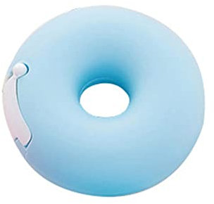 MUUYYI Klebebandabroller mit Klebeband, Herzform, unsichtbarer Klebebandschneider, tragbarer Rollenbandhalter für die Schule