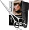 SCHWERTKRONE® Haarschneideschere für Linkshänder Edelstahl [MADE IN GERMANY] - Friseurschere Haarschere - Schere zum Haare schneiden - Hair Cutting Barber Scissors - Friseur Schere - Ausdünnschere
